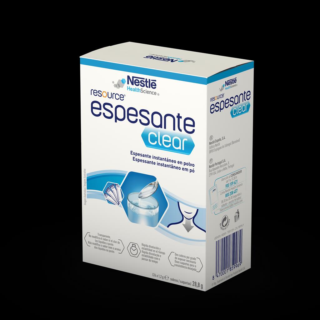RESOURCE ESPESSANTE CLEAR 1,2G 24SAQ